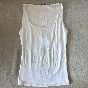 Basic white tank top